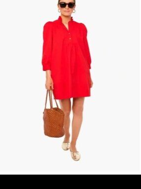 Tuckernuck Pomander Place Red Claiborne Dress